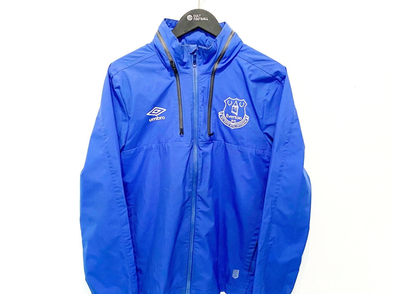 2018/19 EVERTON Vintage Umbro Football Training Track Top Rain Jacket (S)