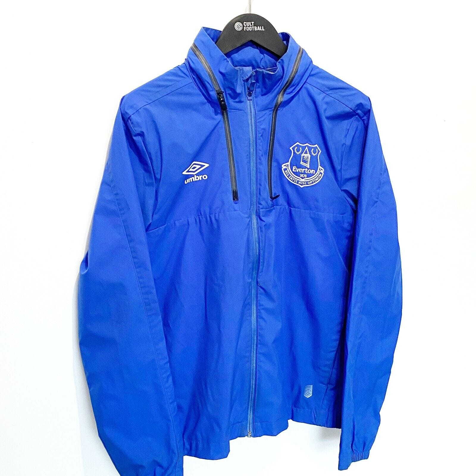 2018/19 EVERTON Vintage Umbro Football Training Track Top Rain Jacket (S)