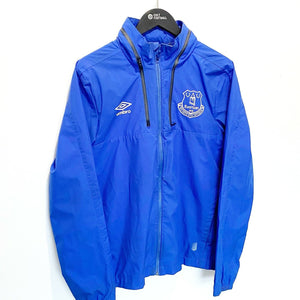 2018/19 EVERTON Vintage Umbro Football Training Track Top Rain Jacket (S)