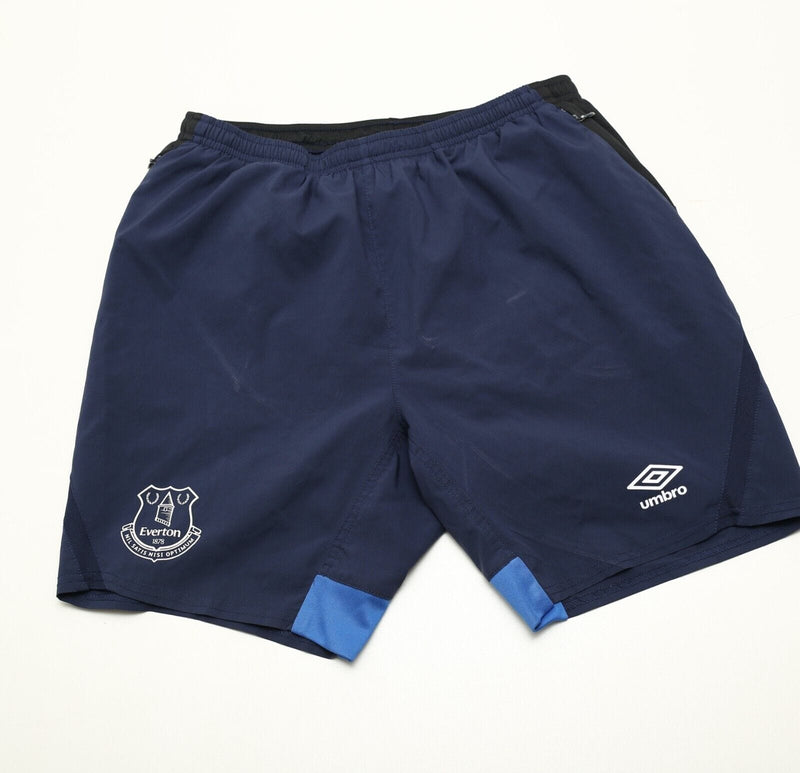 2018/19 EVERTON Vintage Umbro Training Kit Football Shorts (S)