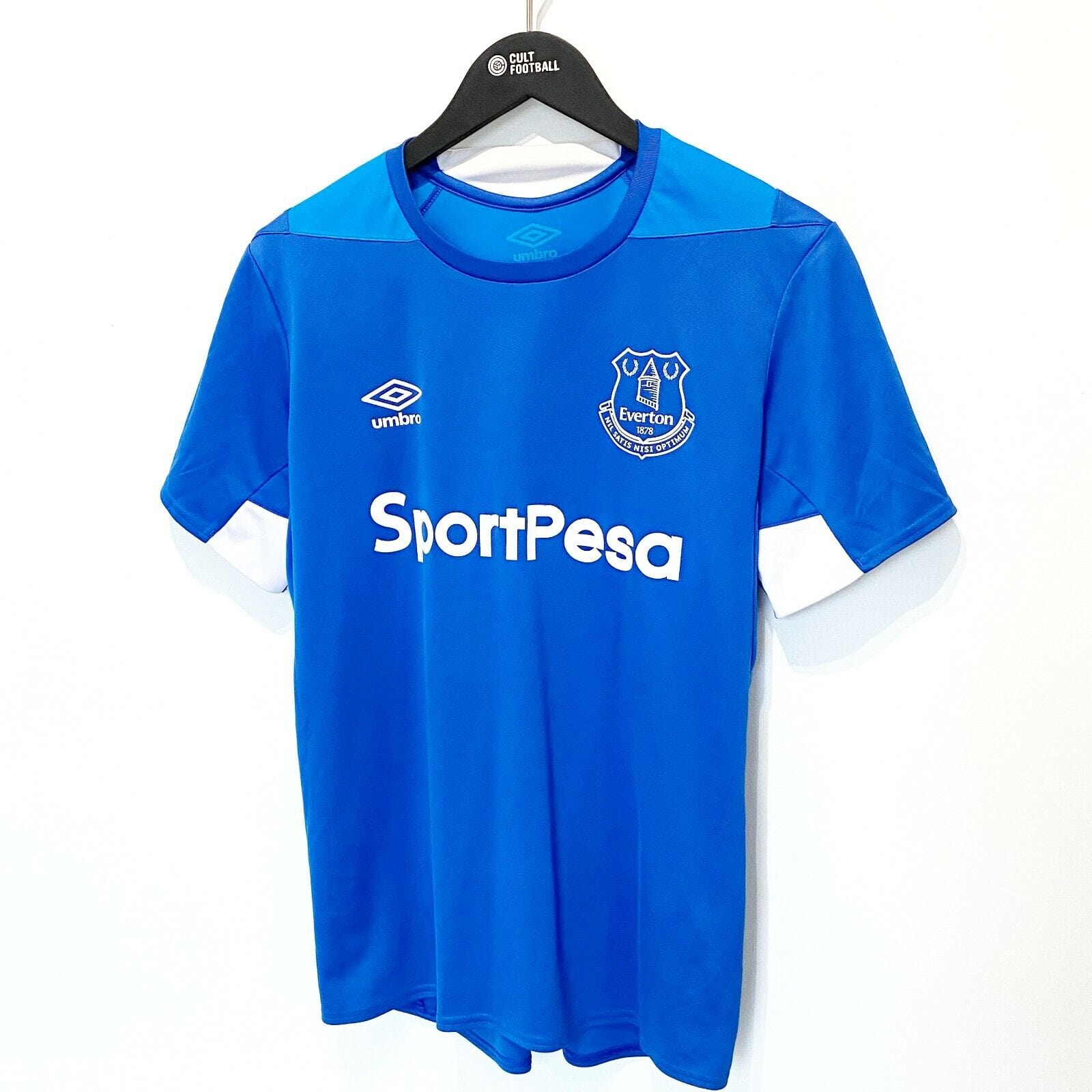 2018/19 EVERTON Vintage Umbro Warm Up Football Training Shirt (S