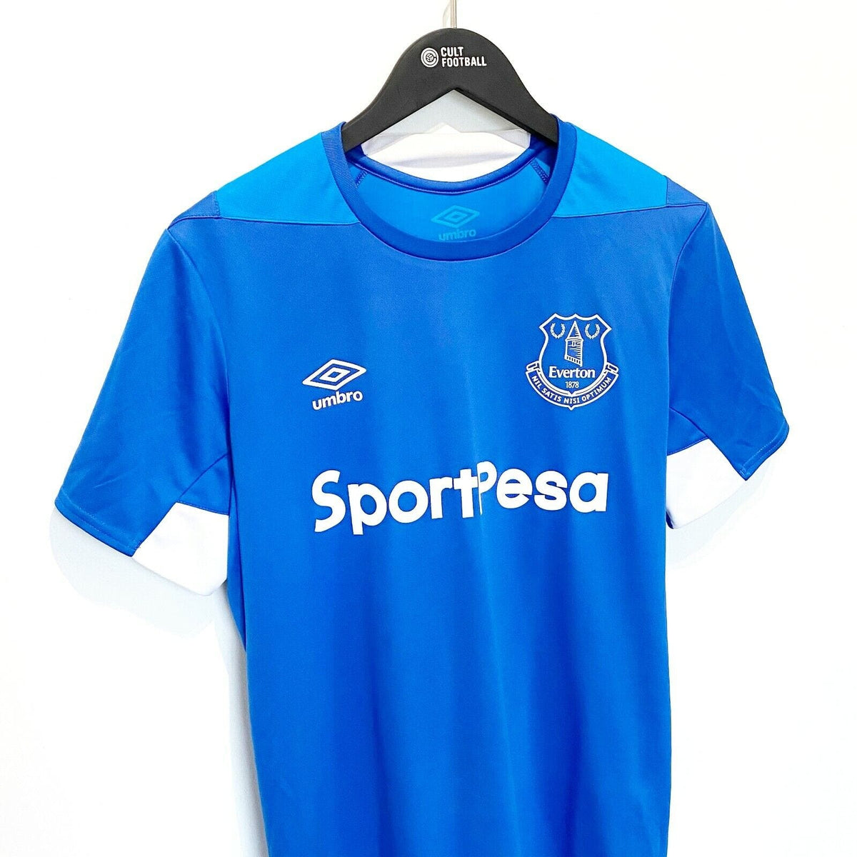 2018/19 EVERTON Vintage Umbro Warm Up Football Training Shirt (S)