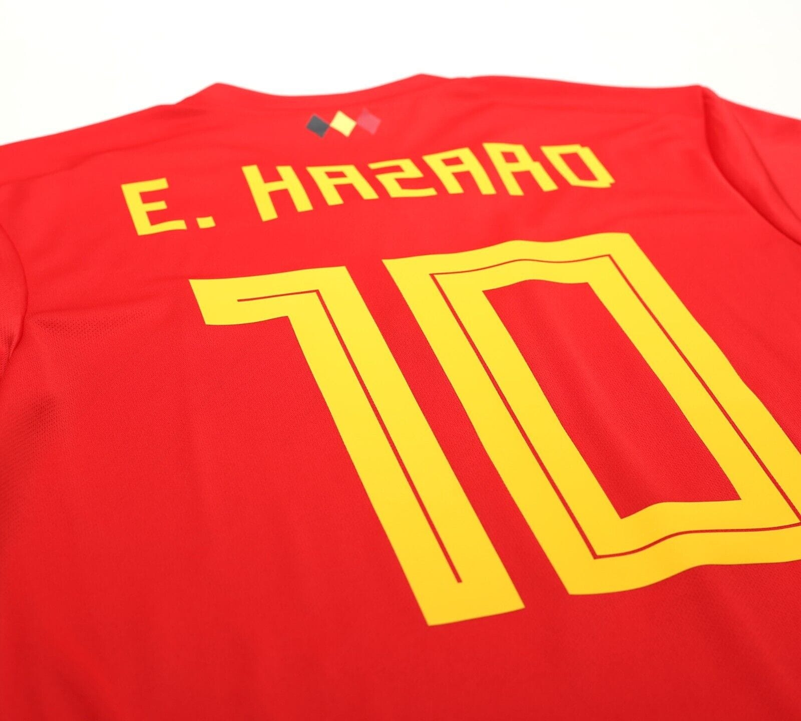2018/19 HAZARD #10 Belguim Vintage adidas Home Football Shirt (M) World Cup 2018