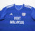 2018/19 HOILETT #33 Cardiff City MATCH WORN Home Football Shirt (M)