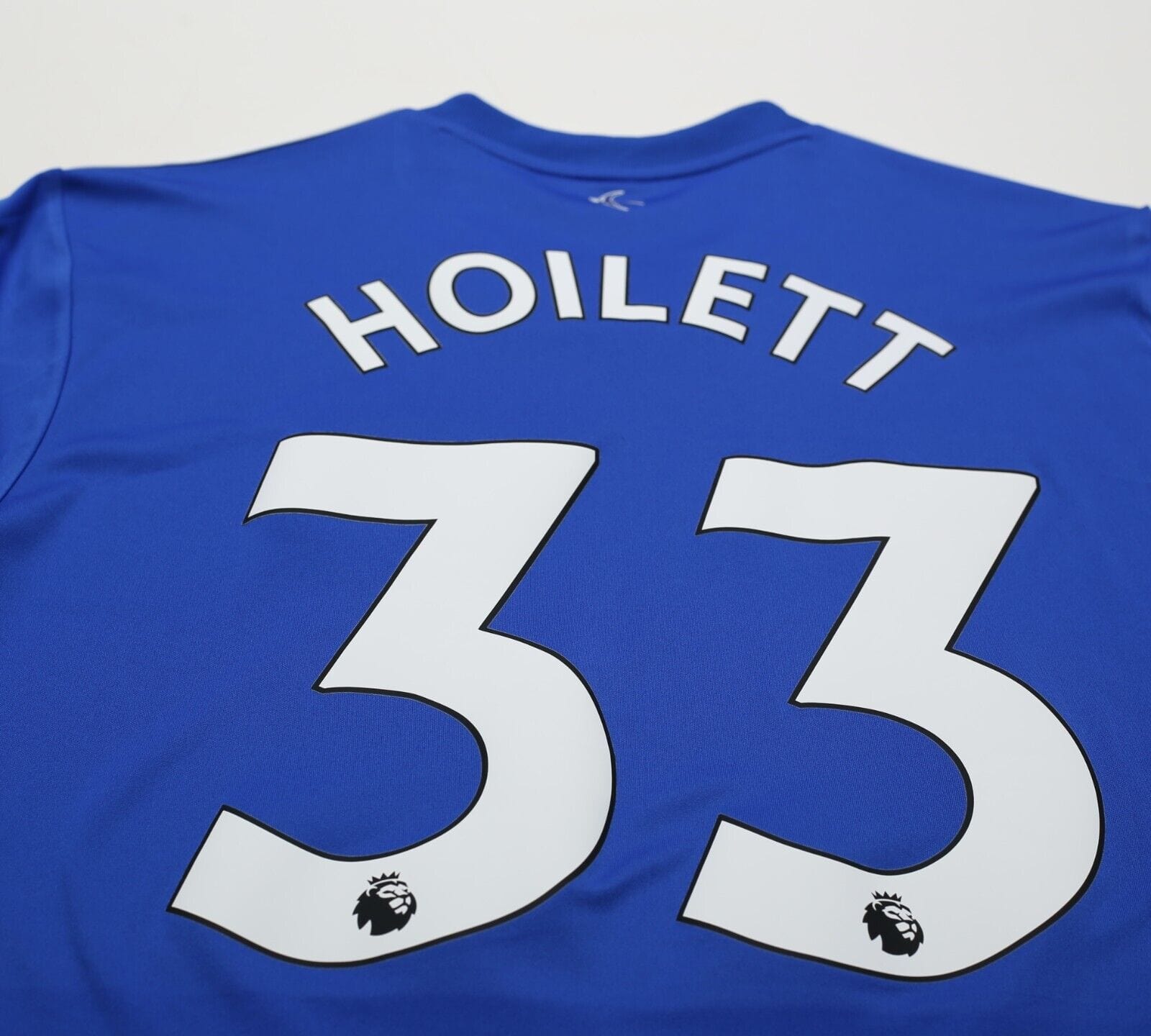 2018/19 HOILETT #33 Cardiff City MATCH WORN Home Football Shirt (M)