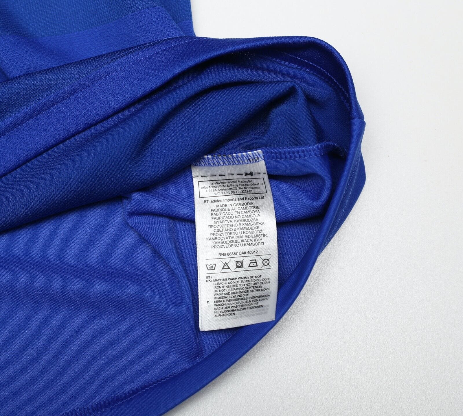 2018/19 HOILETT #33 Cardiff City MATCH WORN Home Football Shirt (M)