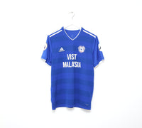 2018/19 HOILETT #33 Cardiff City MATCH WORN Home Football Shirt (M)
