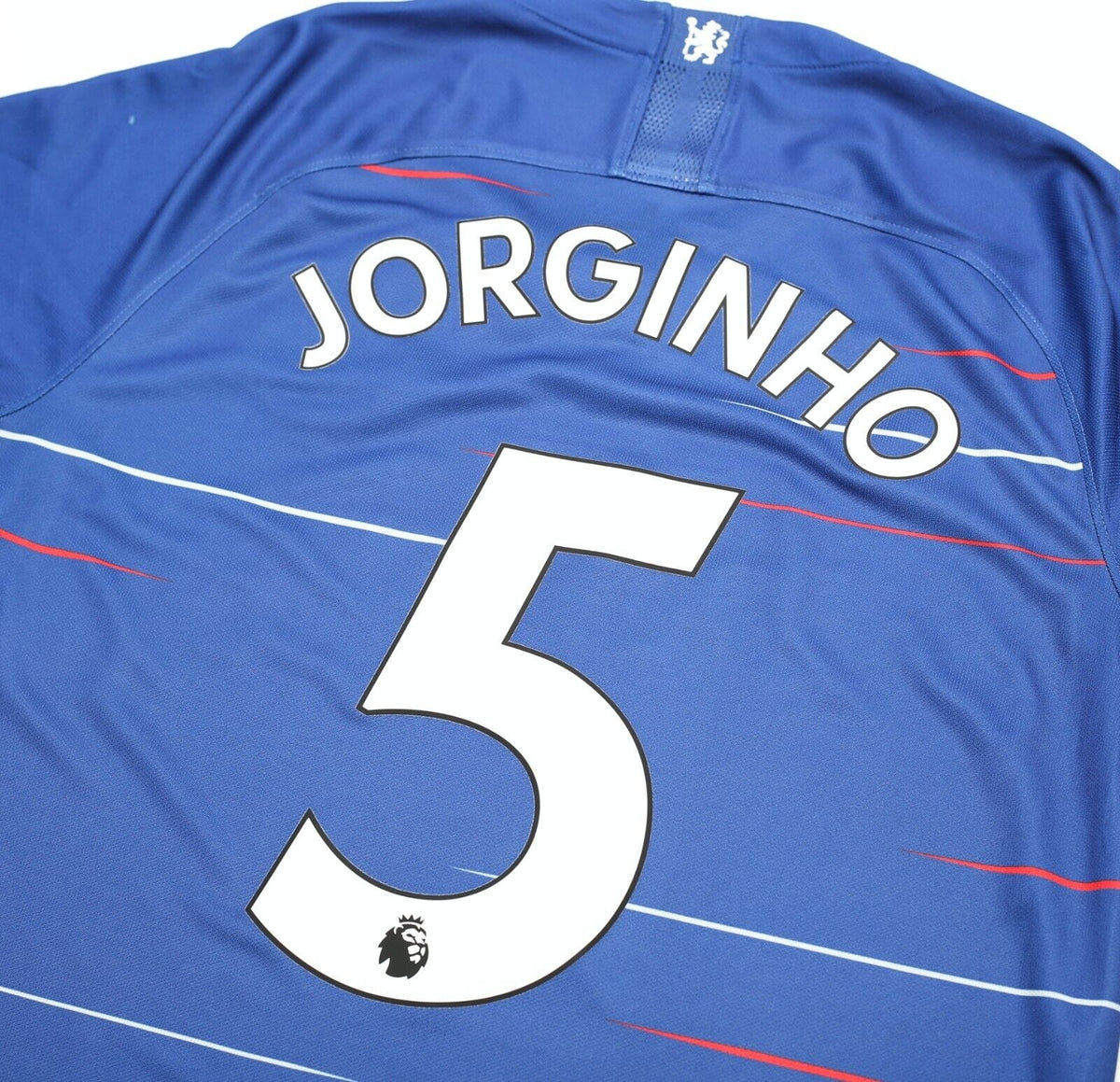 2018/19 JORGINHO #5 Chelsea vintage adidas Home Football Shirt Jersey (M)