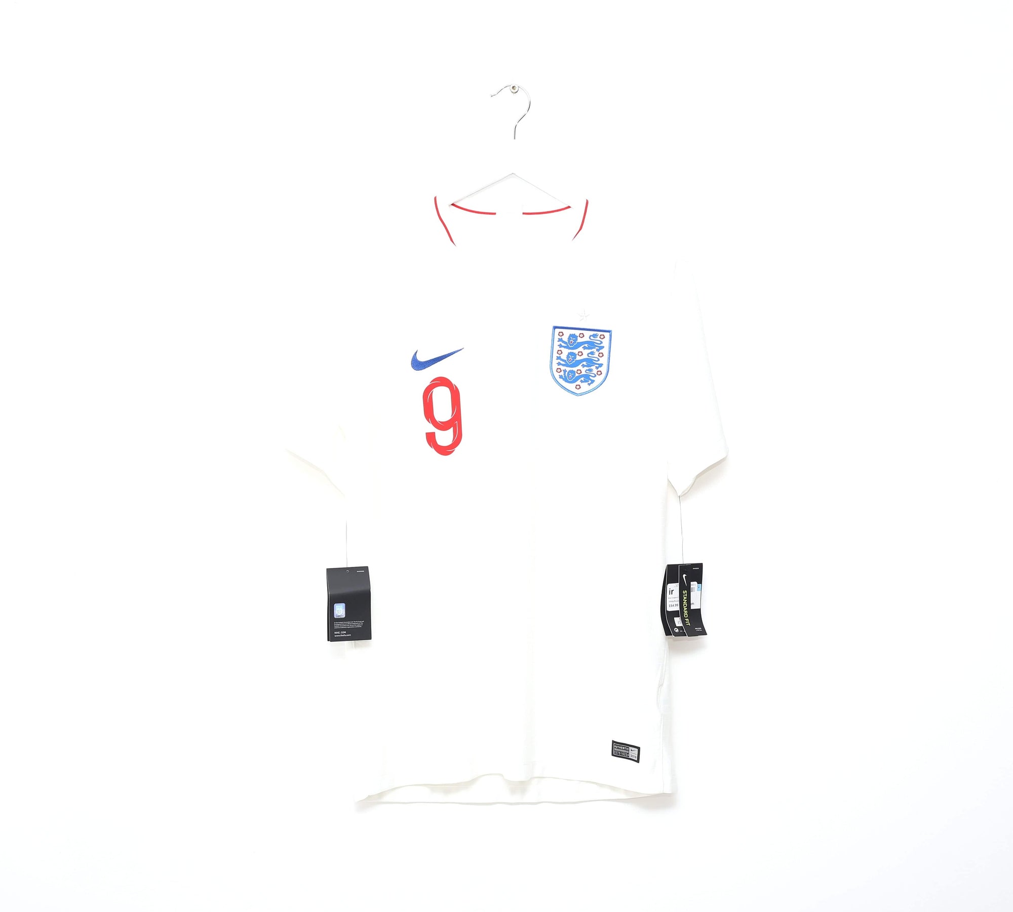 2018/19 KANE #9 England Nike Home Football Shirt (M) WC 2018 BNWT