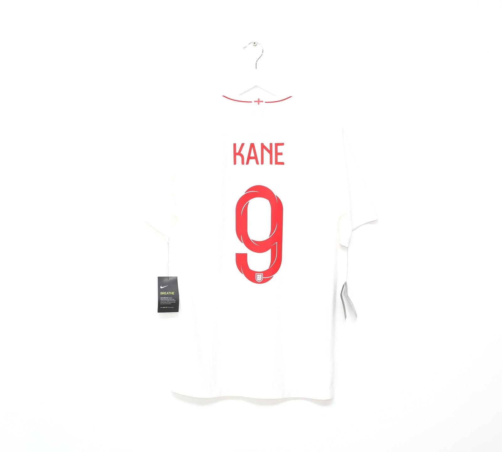 2018/19 KANE #9 England Nike Home Football Shirt (M) WC 2018 BNWT