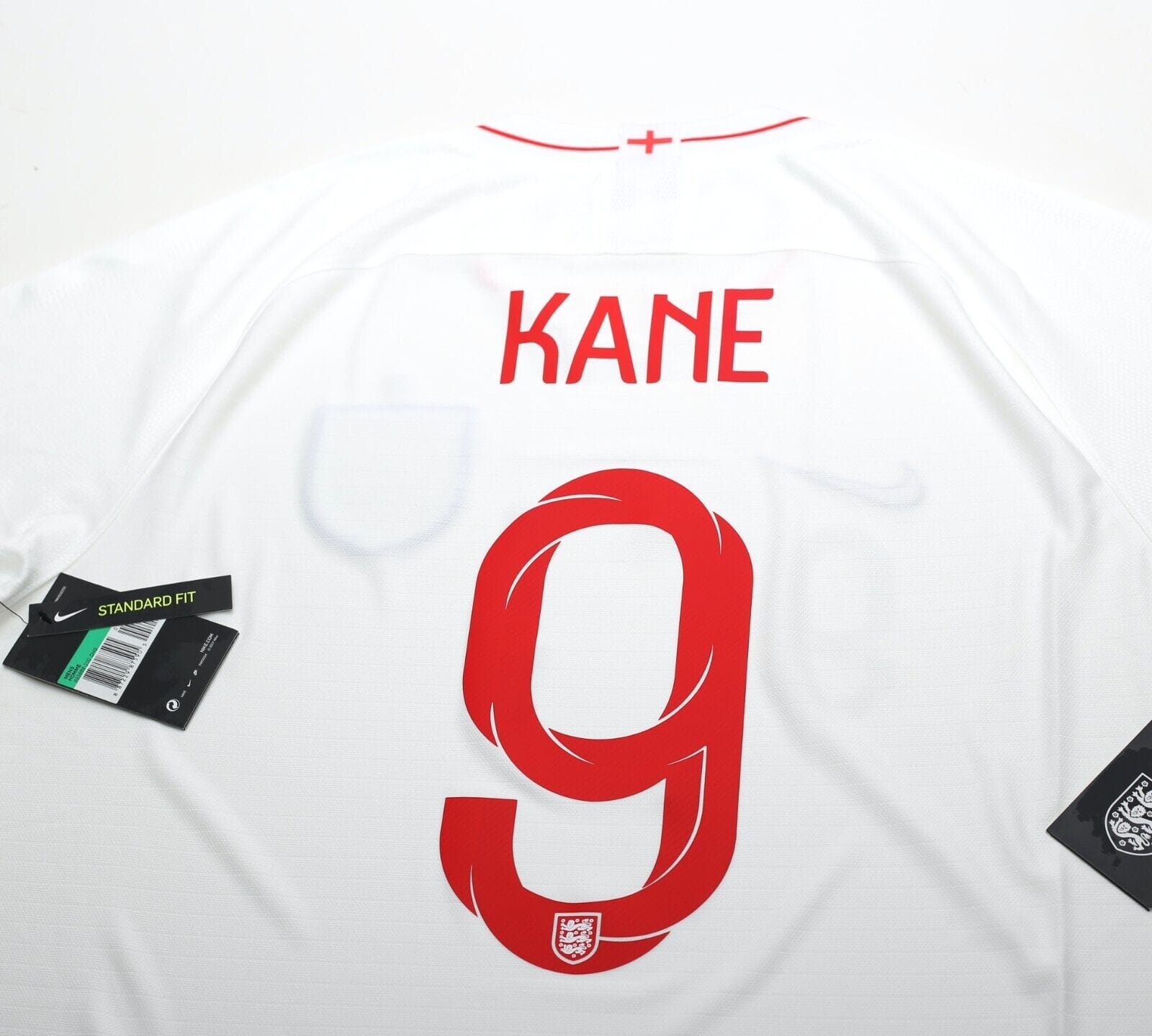 2018/19 KANE #9 England Nike Home Football Shirt (XL) WC 2018 BNWT