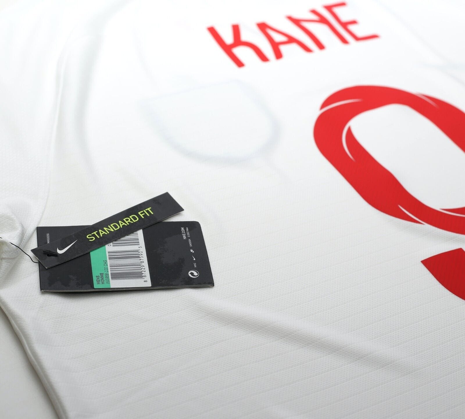 2018/19 KANE #9 England Nike Home Football Shirt (XL) WC 2018 BNWT
