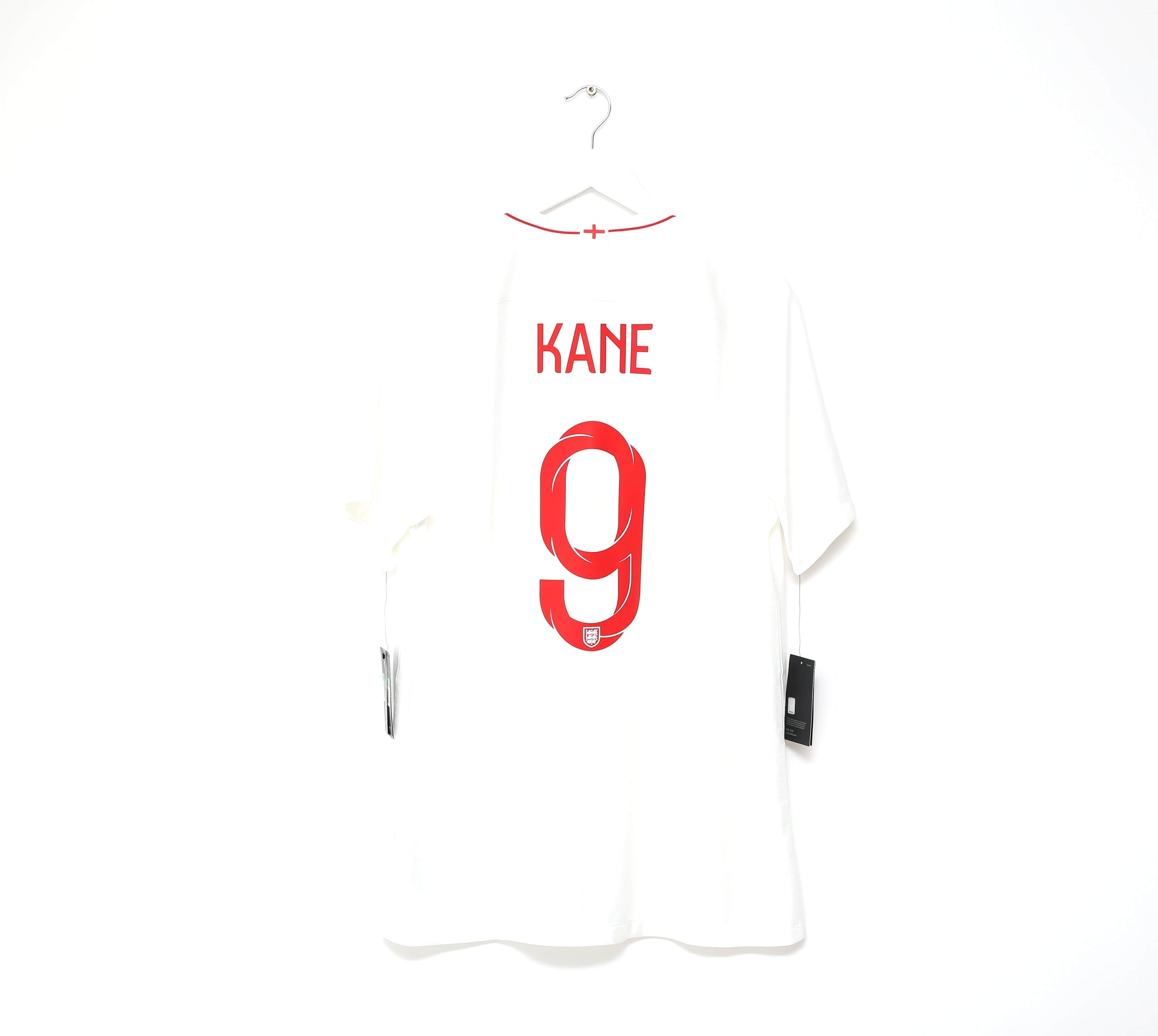 2018/19 KANE #9 England Nike Home Football Shirt (XL) WC 2018 BNWT