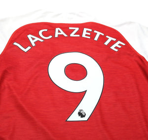 2018/19 LACAZETTE #9 Arsenal Vintage PUMA Home Football Shirt (S)