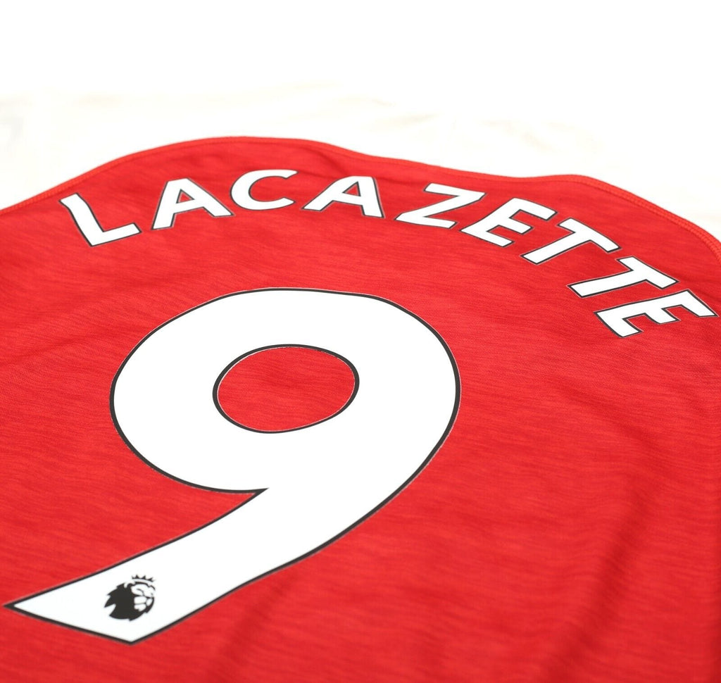 2018/19 LACAZETTE #9 Arsenal Vintage PUMA Home Football Shirt (S)