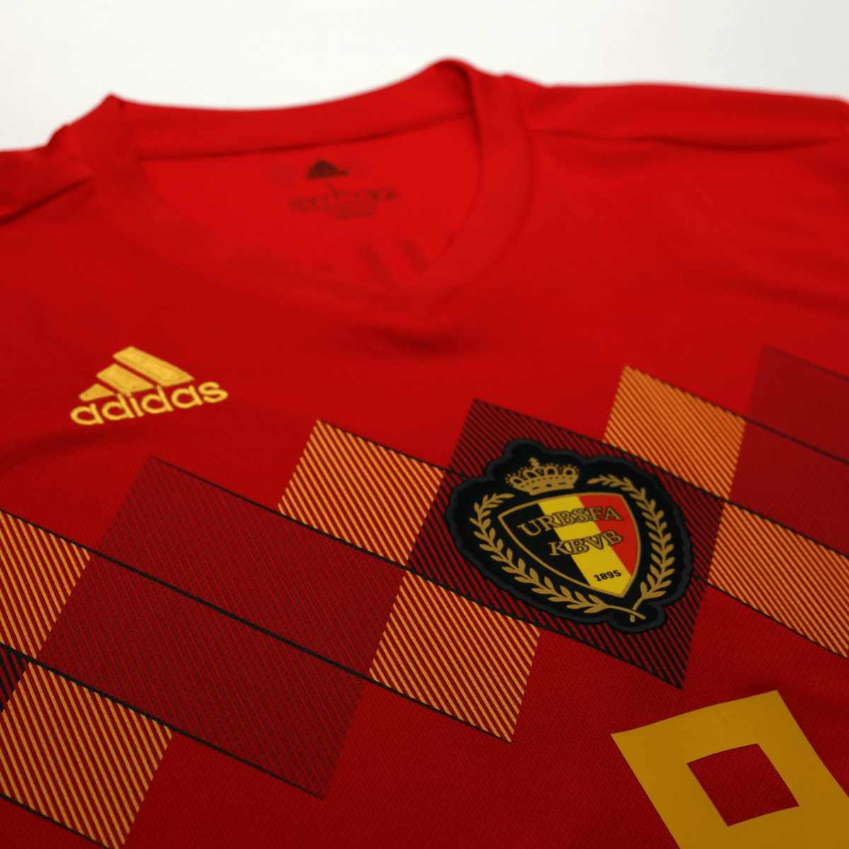 2018/19 Lukaku #9 Belgium Home Football Shirt (L) World Cup 2018