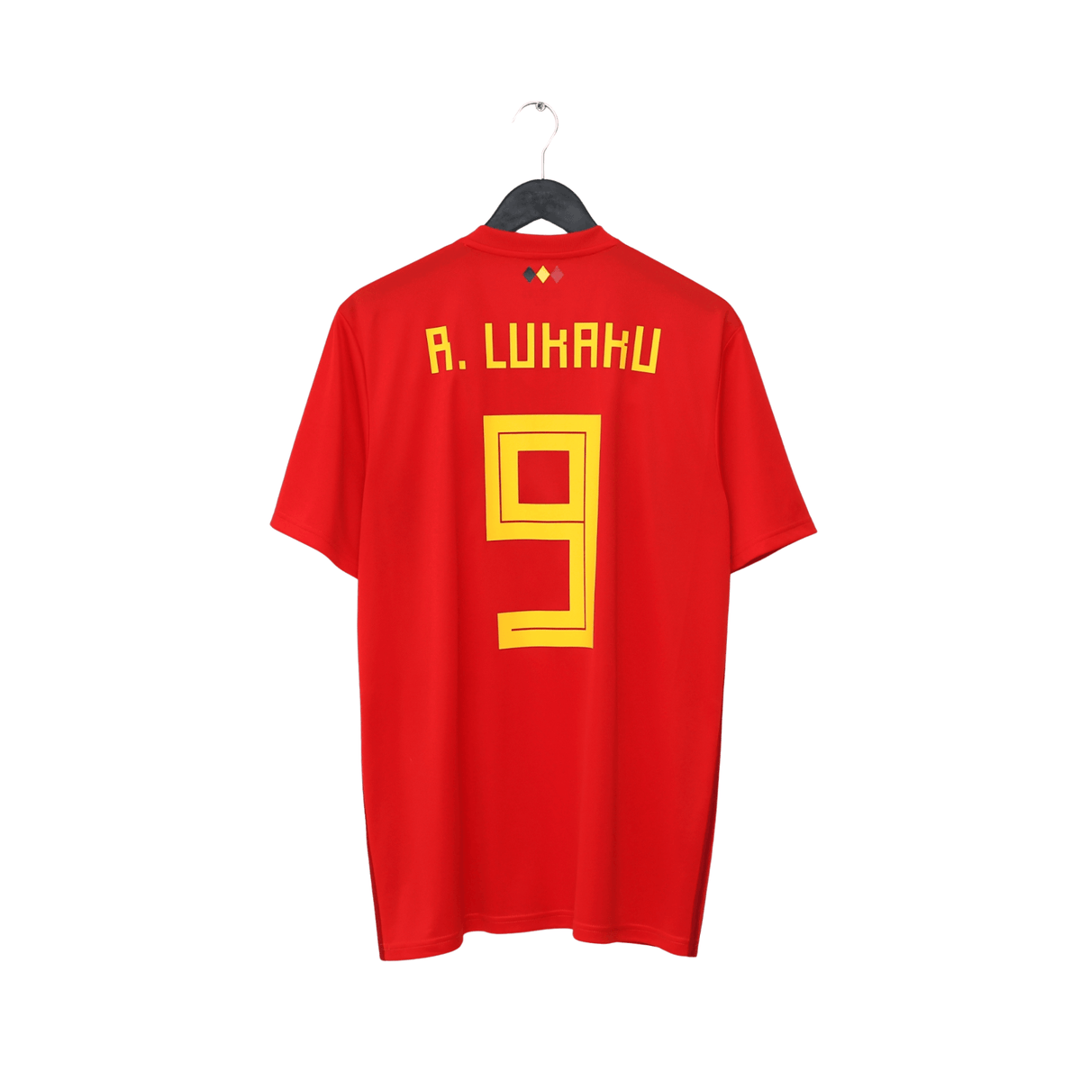2018/19 Lukaku #9 Belgium Home Football Shirt (L) World Cup 2018