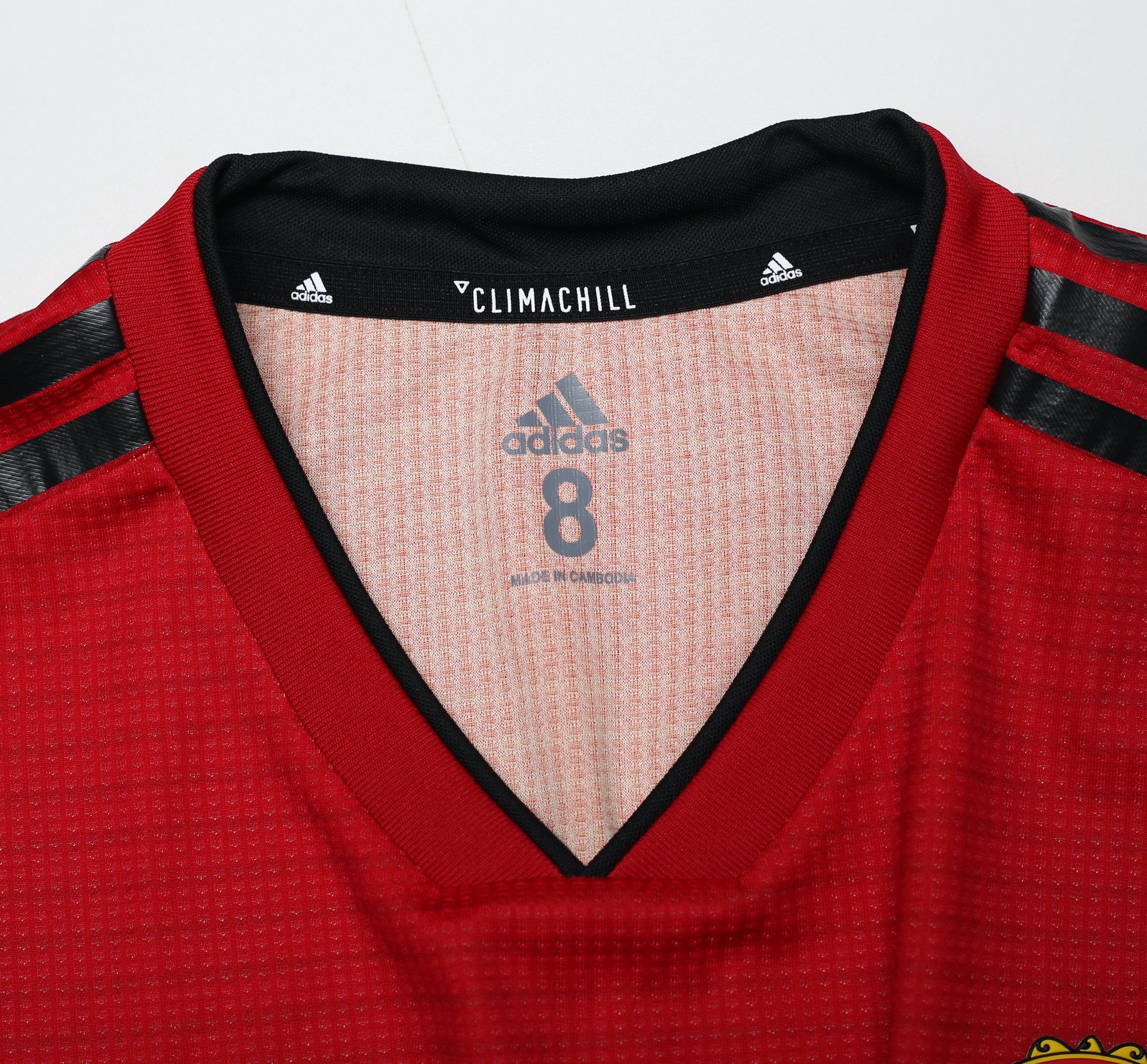 2018/19 MANCHESTER UNITED Adidas Player Issue Spec Home Football Shirt (8) BNY Mellon
