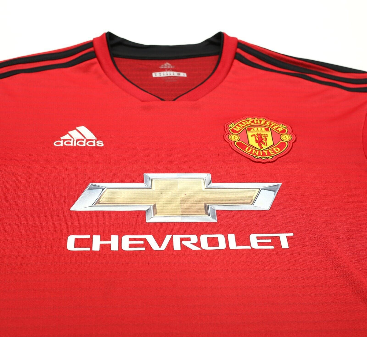 2018/19 MANCHESTER UNITED Vintage adidas Home Football Shirt (M)