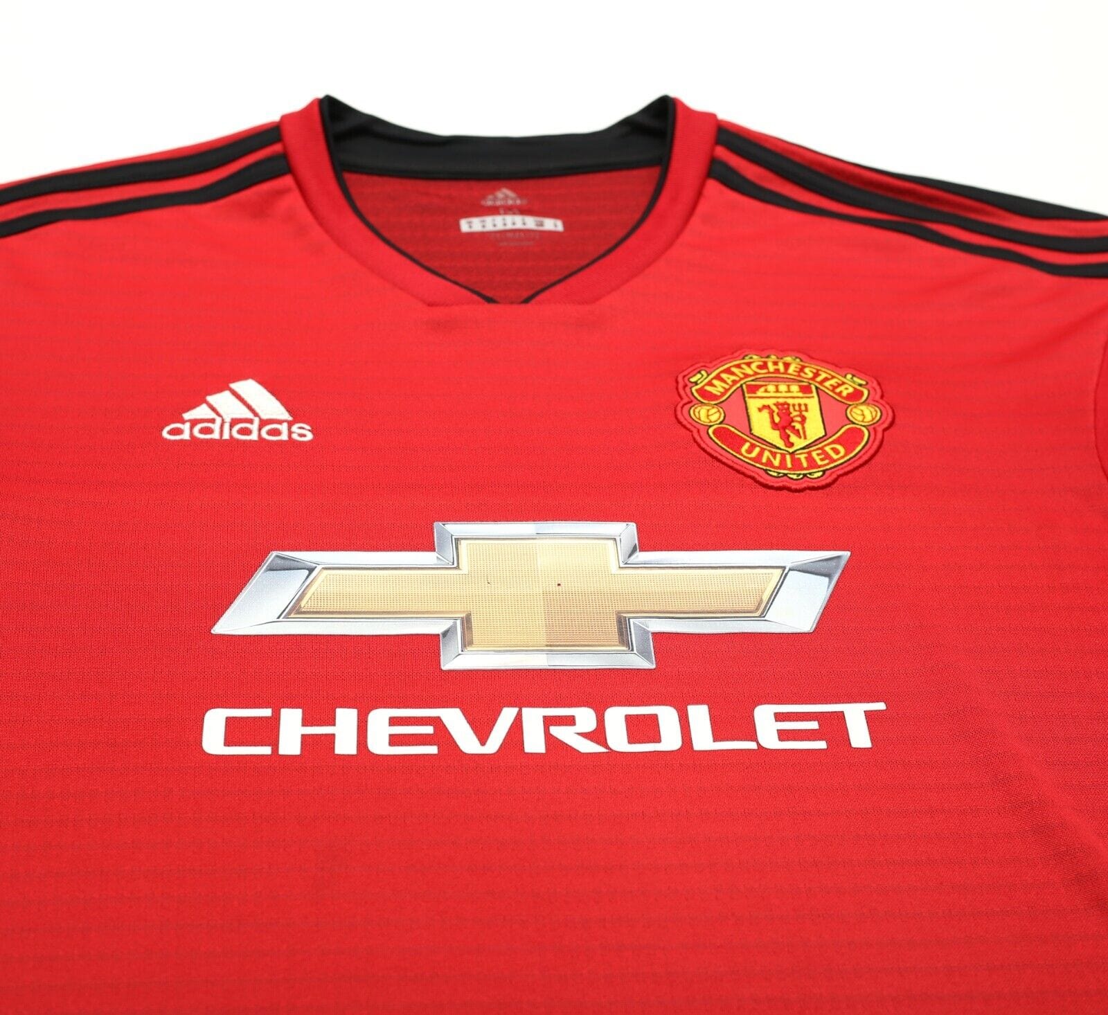 2018/19 MANCHESTER UNITED Vintage adidas Home Football Shirt (M)