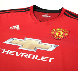 2018/19 MANCHESTER UNITED Vintage adidas Home Football Shirt (M)