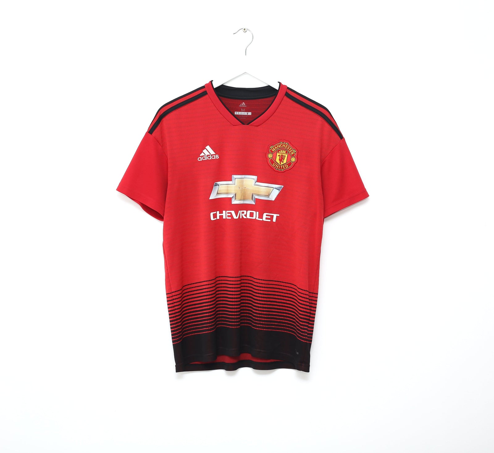 2018/19 MANCHESTER UNITED Vintage adidas Home Football Shirt (M)