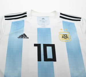 2018/19 MESSI #10 Argentina Vintage adidas Home Football Shirt (L) WC 2018