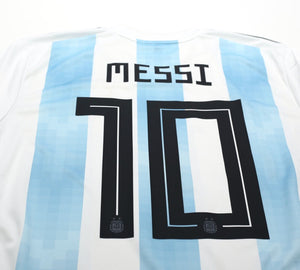 2018/19 MESSI #10 Argentina Vintage adidas Home Football Shirt (L) WC 2018