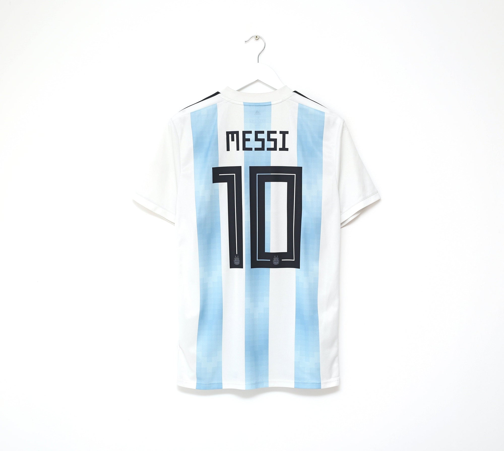 2018/19 MESSI #10 Argentina Vintage adidas Home Football Shirt (L) WC 2018
