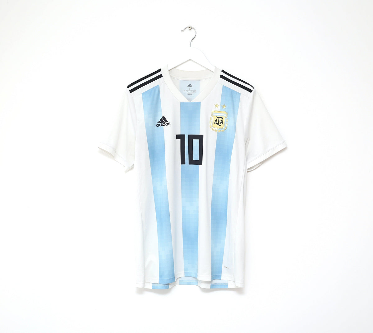 2018/19 MESSI #10 Argentina Vintage adidas Home Football Shirt (L) WC 2018
