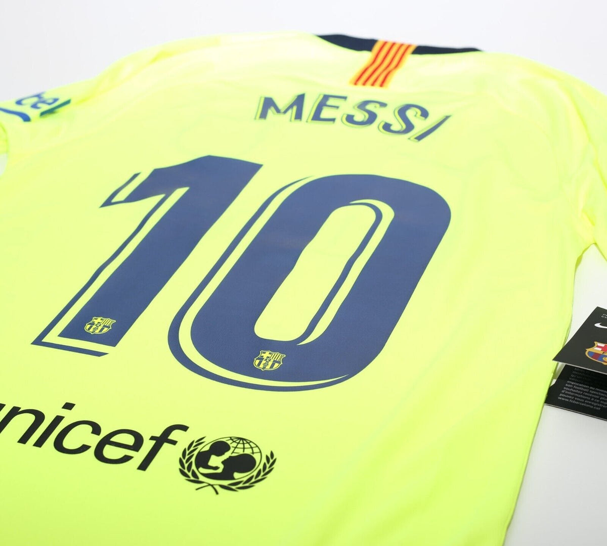 2018/19 MESSI #10 Barcelona Nike Away Football Shirt Jersey (S) BNWT