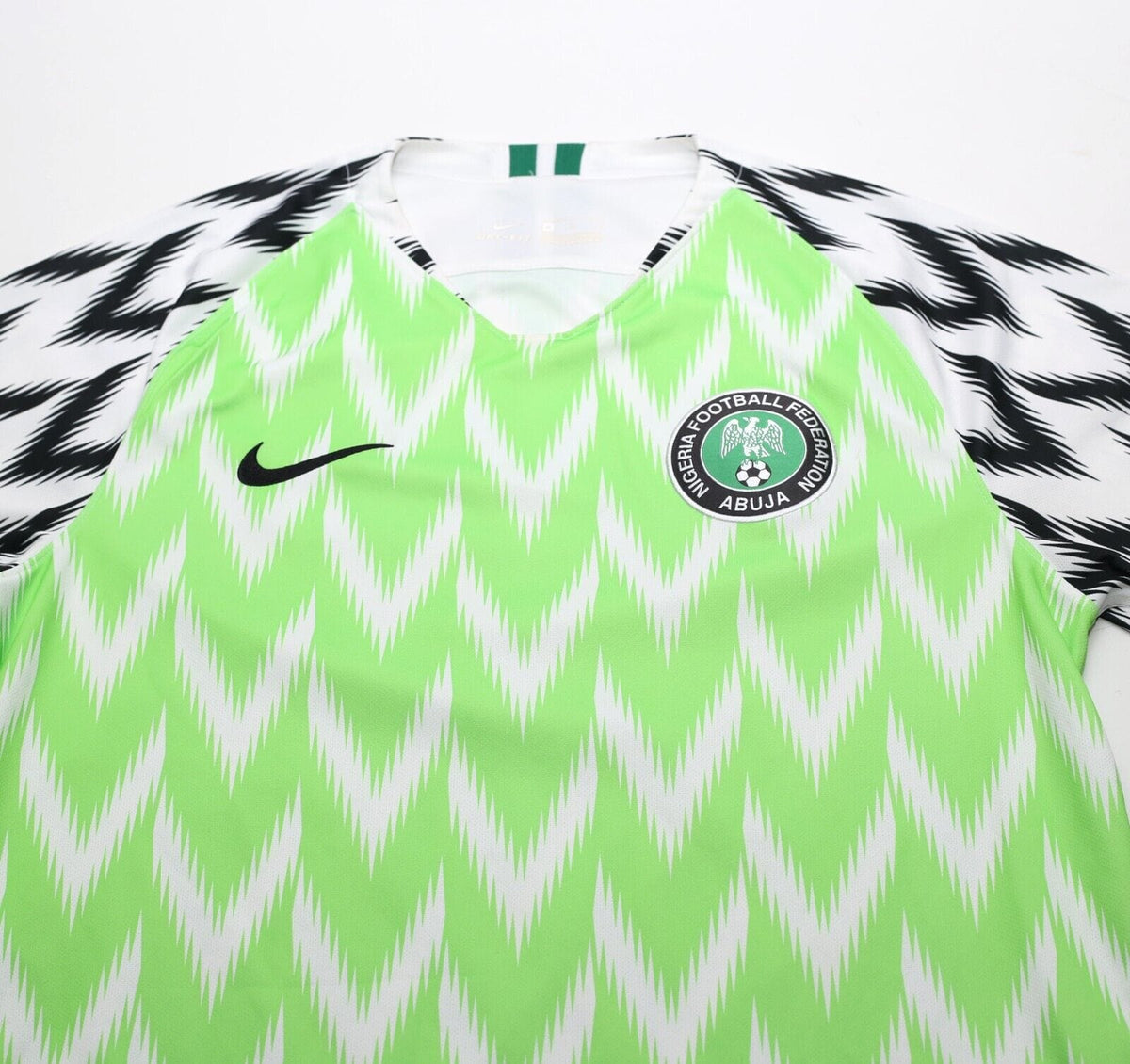2018/19 NIGERIA Vintage Authentic Nike Home Football Shirt (M) World Cup 2018