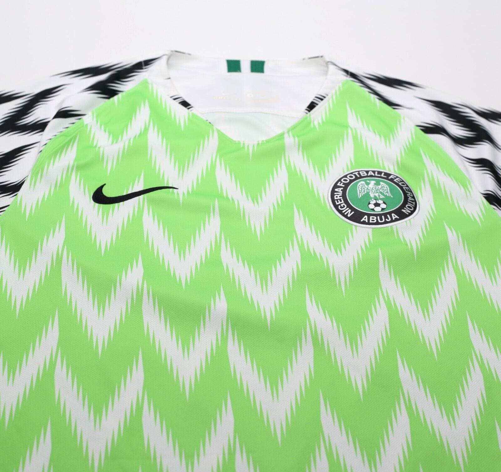 2018/19 NIGERIA Vintage Authentic Nike Home Football Shirt (M) World Cup 2018