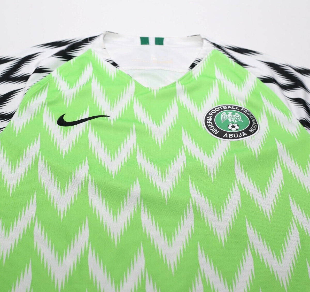 2018/19 NIGERIA Vintage Authentic Nike Home Football Shirt (M) World Cup 2018