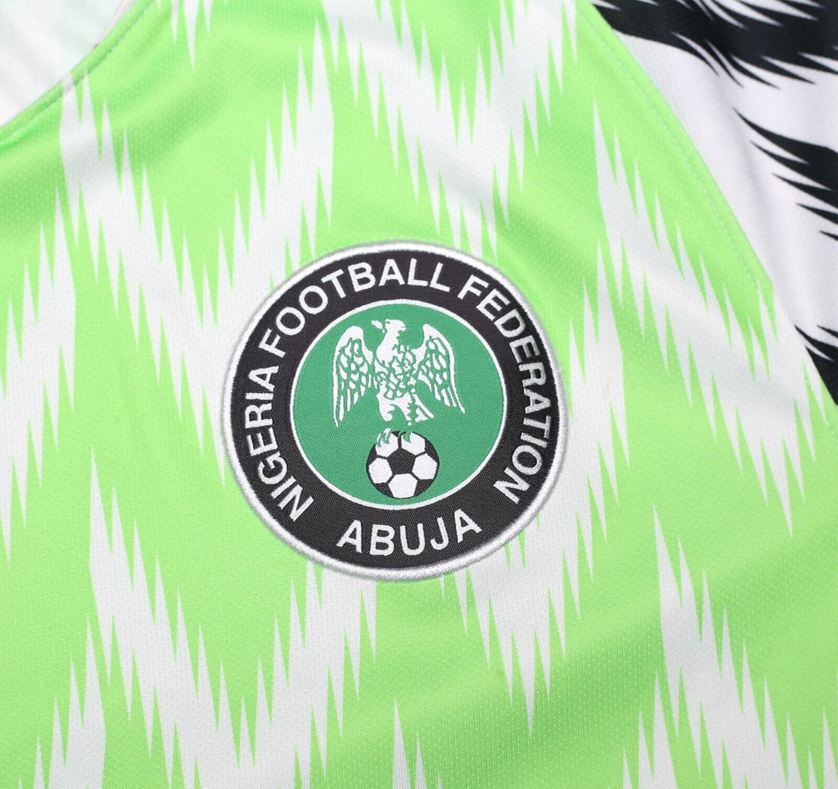 2018/19 NIGERIA Vintage Authentic Nike Home Football Shirt (M) World Cup 2018