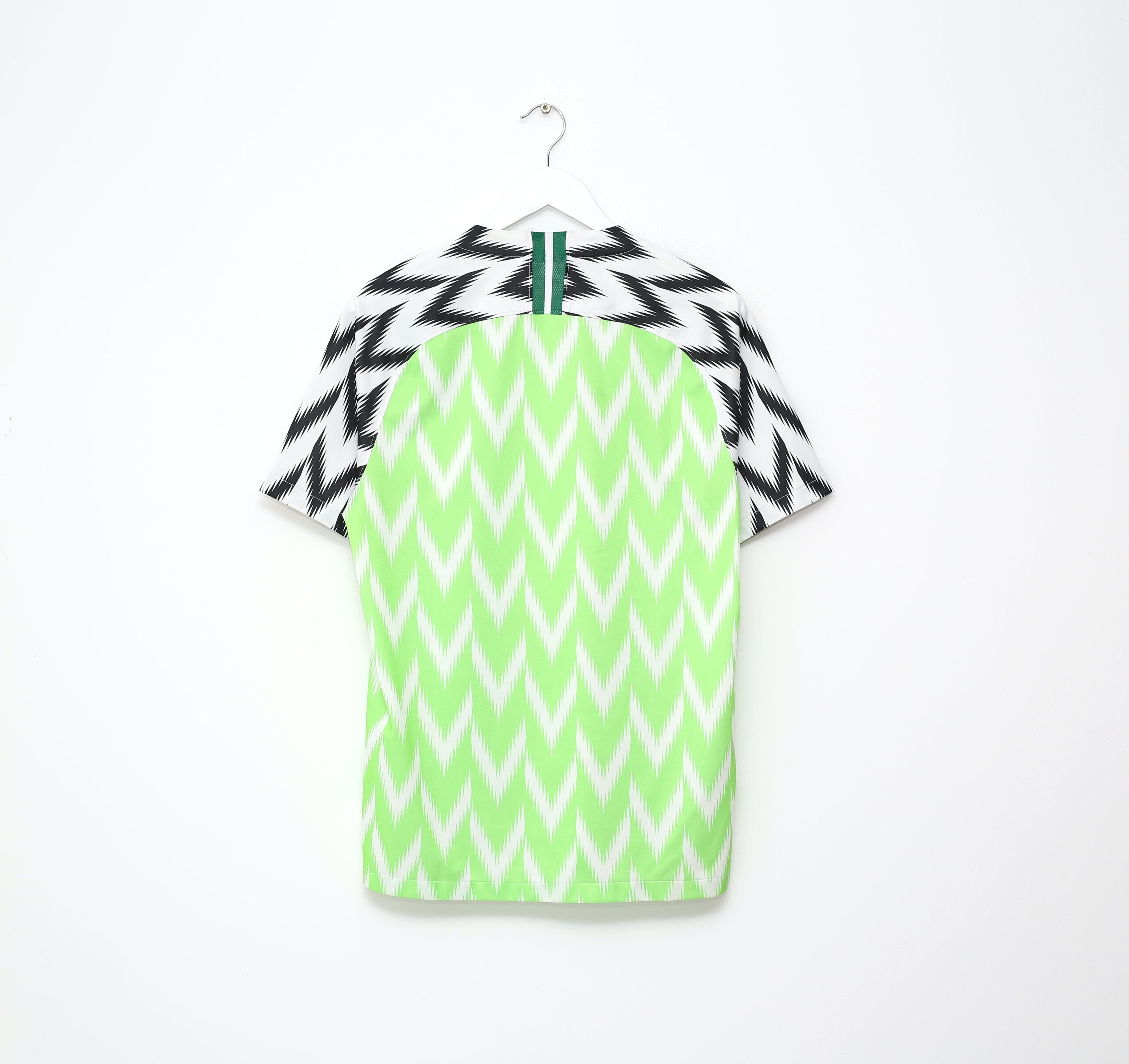 2018/19 NIGERIA Vintage Authentic Nike Home Football Shirt (M) World Cup 2018