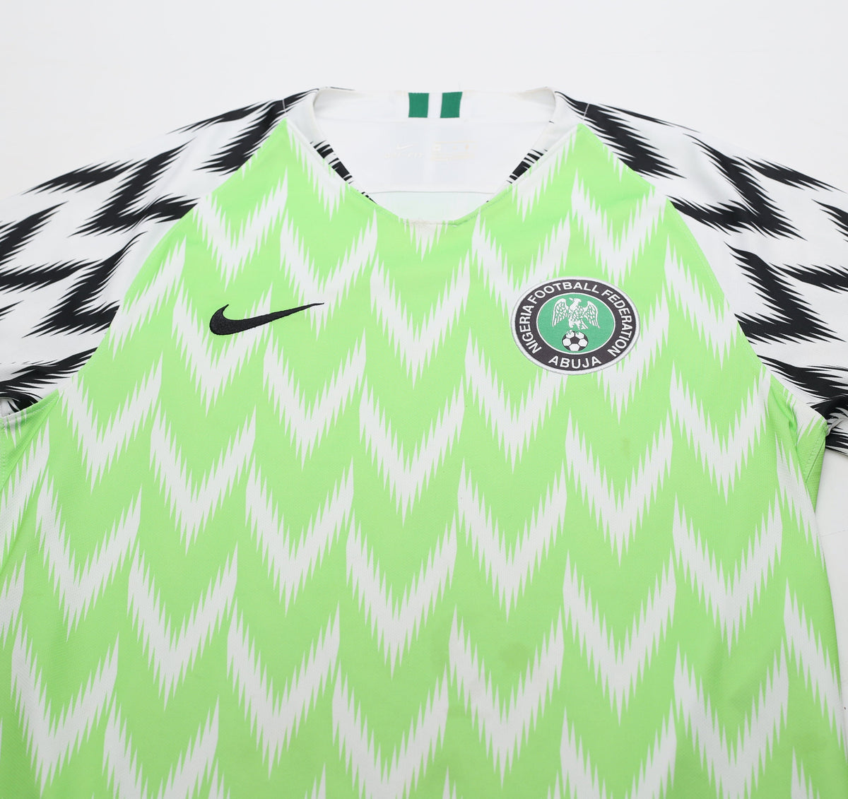 2018/19 NIGERIA Vintage Authentic Nike Home Football Shirt (M) World Cup 2018
