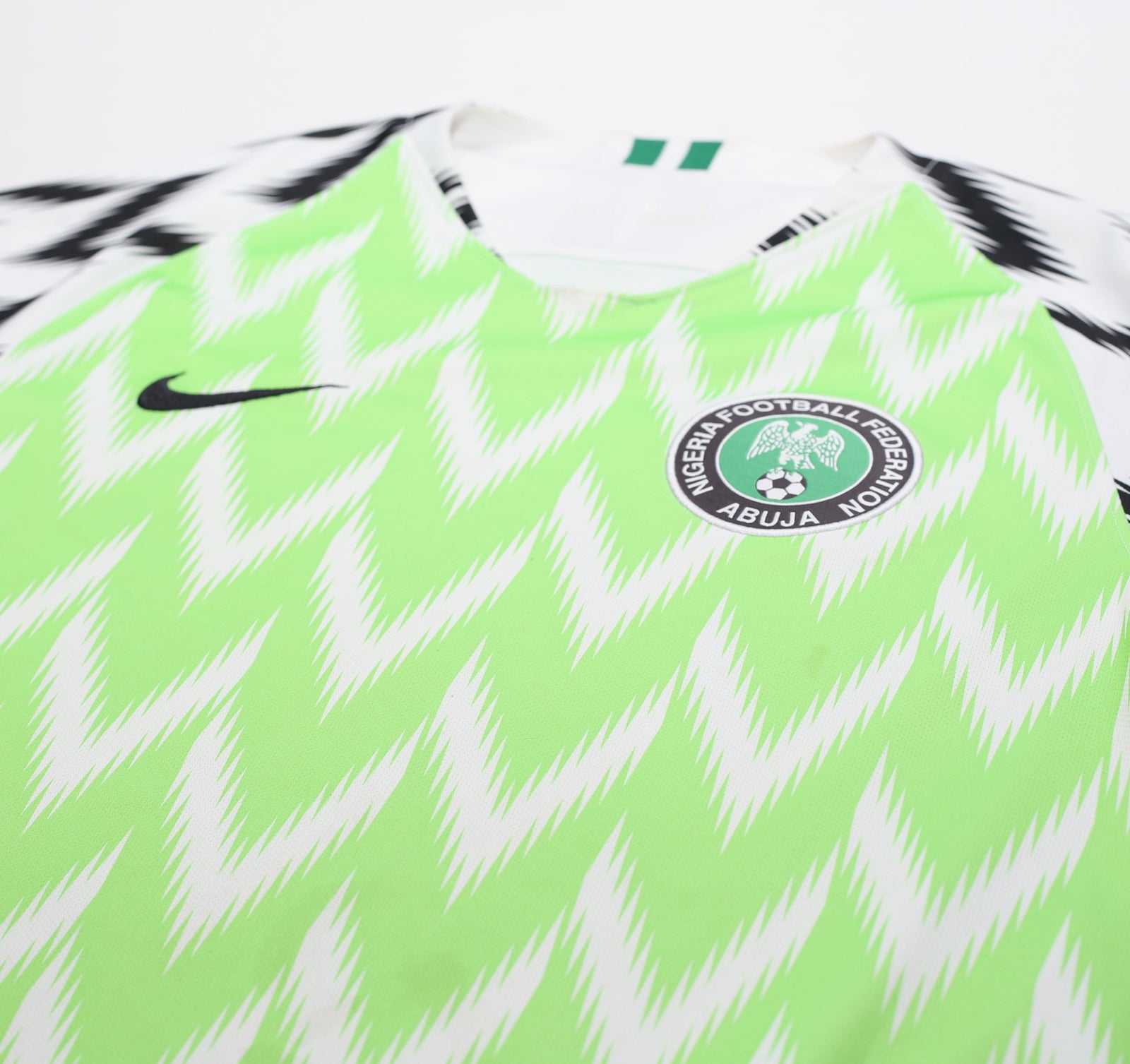 2018/19 NIGERIA Vintage Authentic Nike Home Football Shirt (M) World Cup 2018
