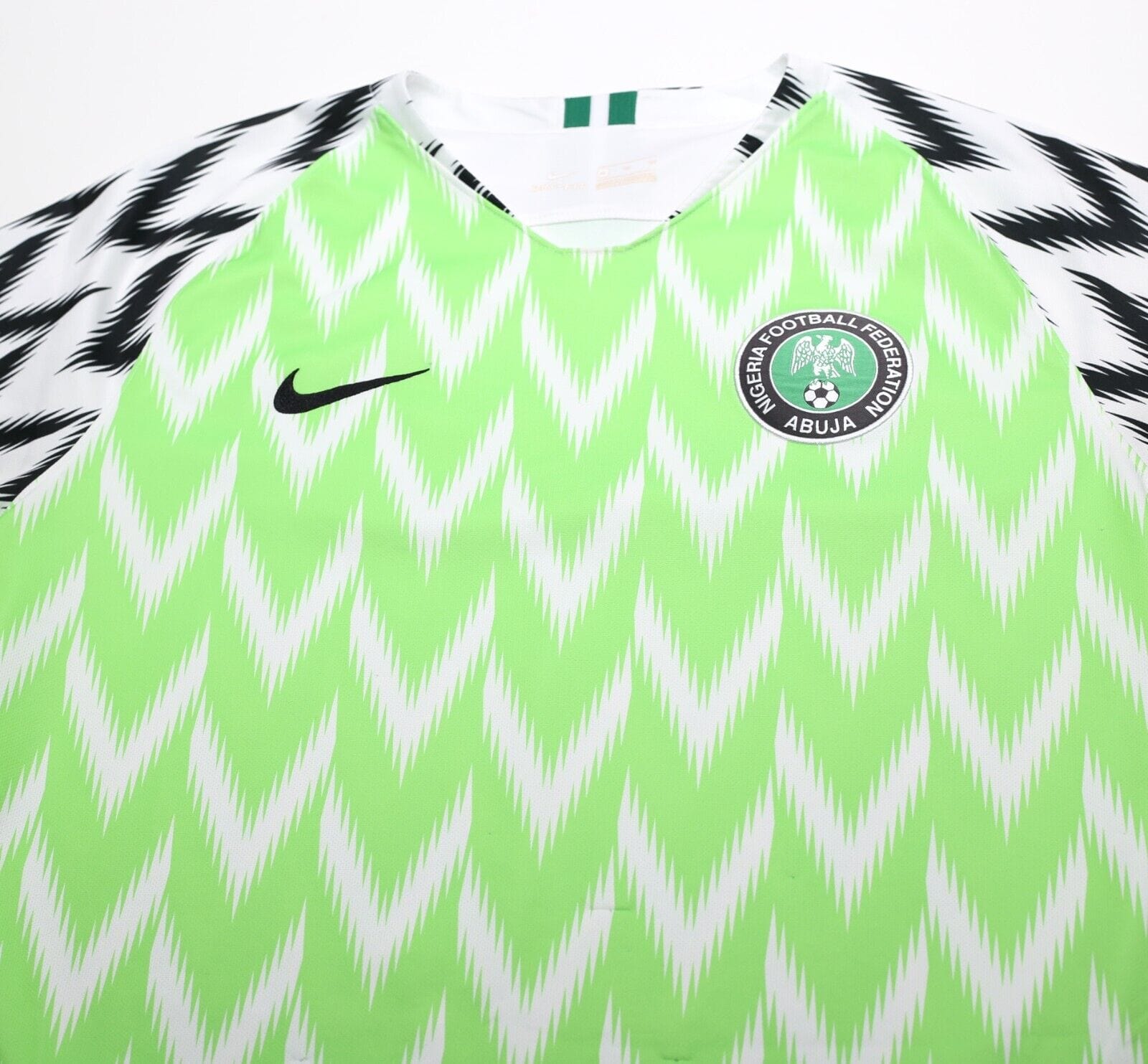 2018/19 NIGERIA Vintage Authentic Nike Home Football Shirt (XL) World Cup 2018