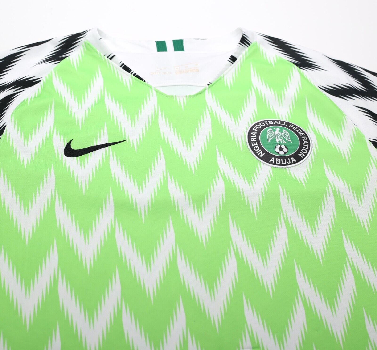 2018/19 NIGERIA Vintage Authentic Nike Home Football Shirt (XL) World Cup 2018