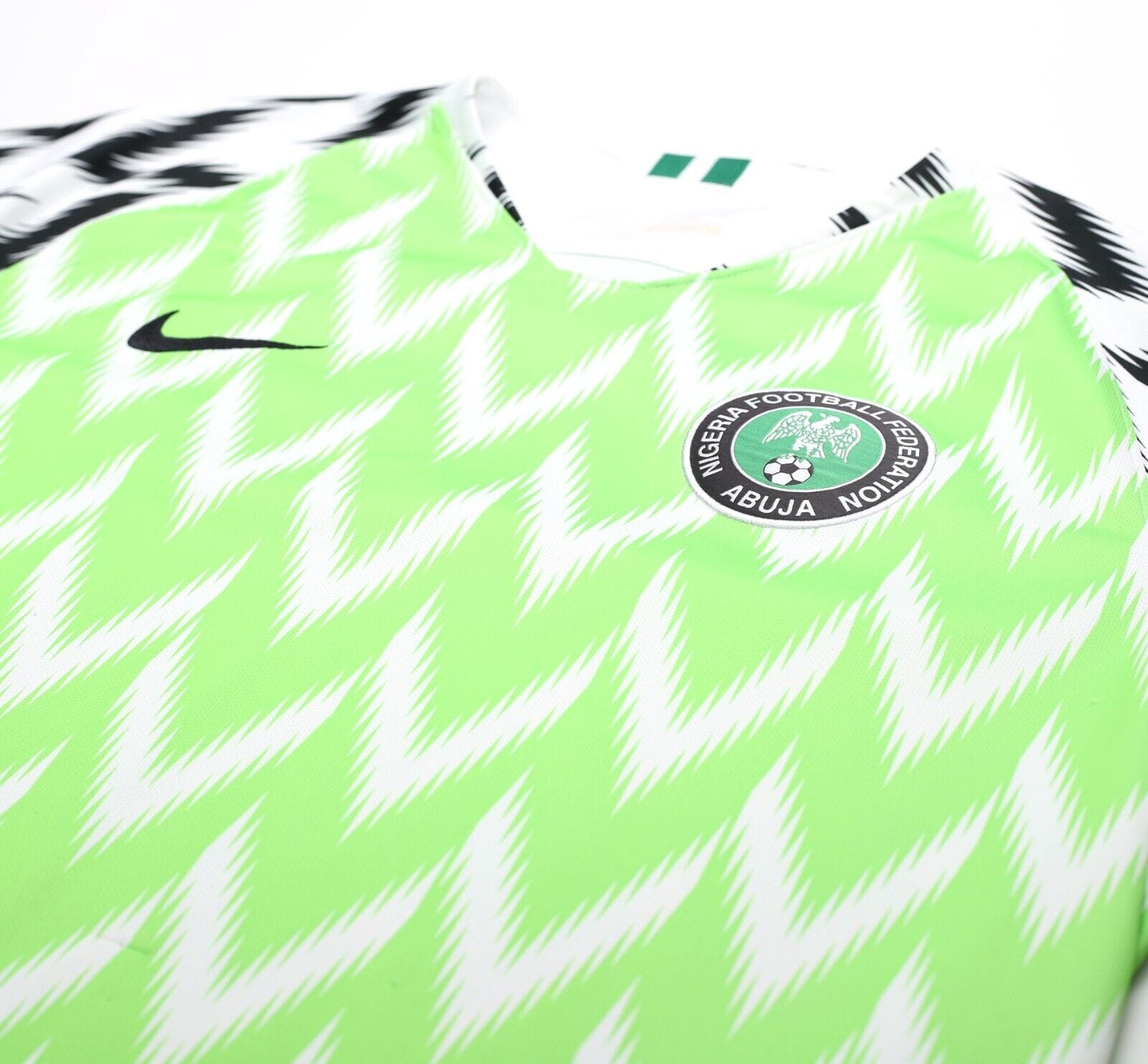 2018/19 NIGERIA Vintage Authentic Nike Home Football Shirt (XL) World Cup 2018