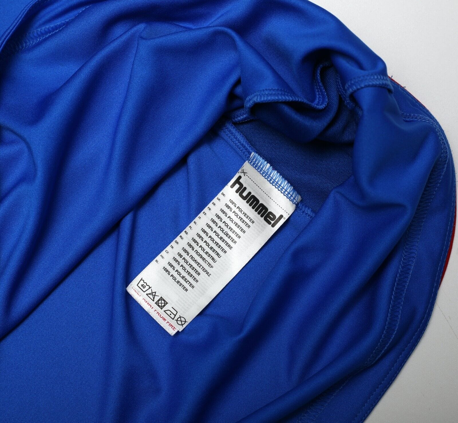 2018/19 RANGERS Hummel Long Sleeve Home Football Shirt Jersey (L/XL)