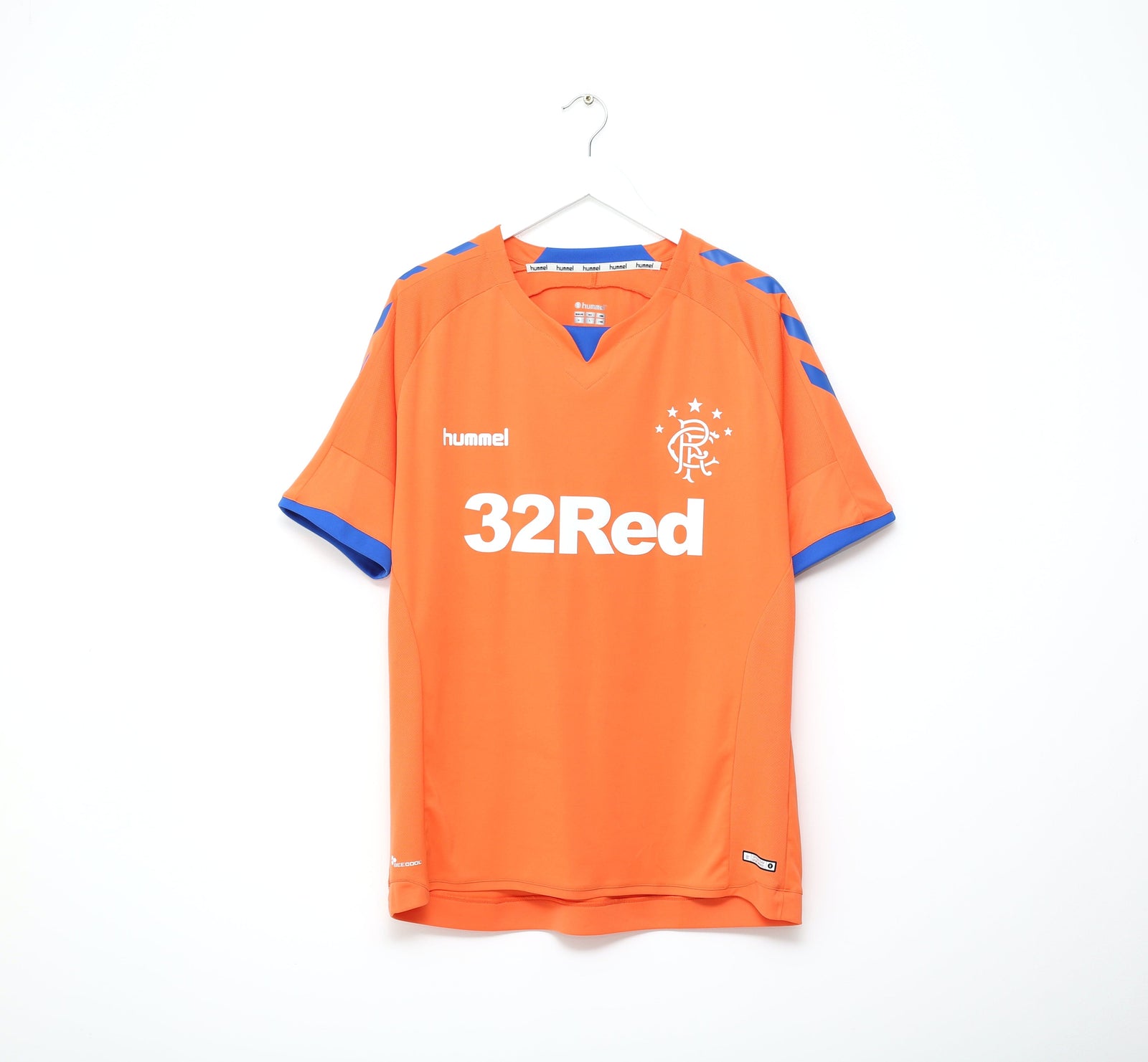 2018/19 RANGERS Hummel Third Football Shirt Jersey (L/XL) Mint