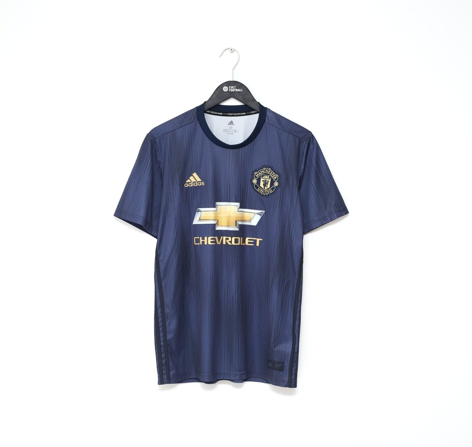 2018/19 Rashford #10 Manchester United adidas third football shirt in navy blue