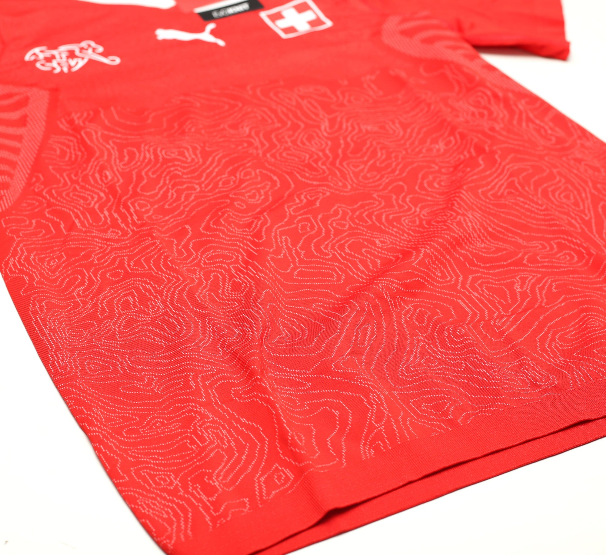 2018/19 SWITZERLAND Vintage PUMA EcoKnit Player Issue Home Football Shirt (XL)
