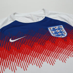 2018/20 England Nike Pre-Match Warm Up Football Shirt (M) World Cup 2018