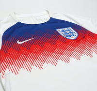 2018/20 ENGLAND Nike Pre Match Warm Up Football Shirt (M) World Cup 2018