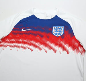 2018/20 ENGLAND Nike Pre-Match Warm Up Football Shirt (XL) World Cup 2018