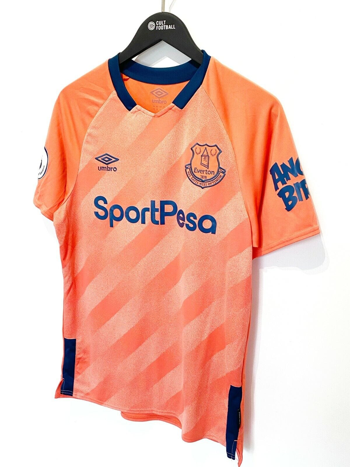 Everton Home Football Shirt Jersey Umbro Richarlison 2018 2019 Size M