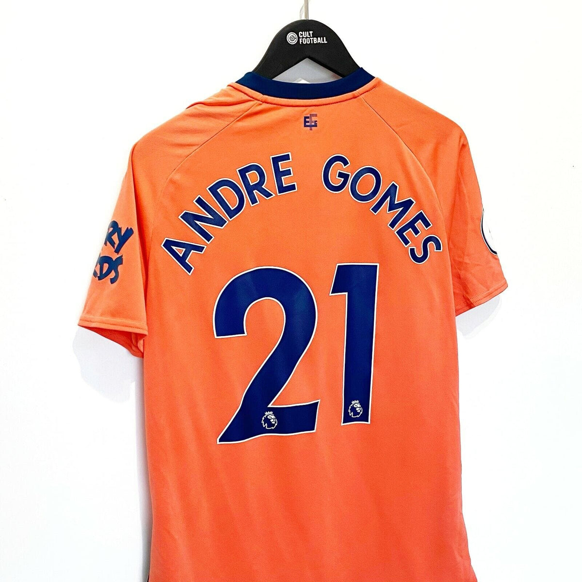 2019/20 ANDRE GOMES #21 Everton Vintage Umbro Away Football Shirt (M) Portugal